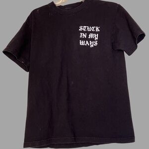 Mens skeleton and rose t shirt